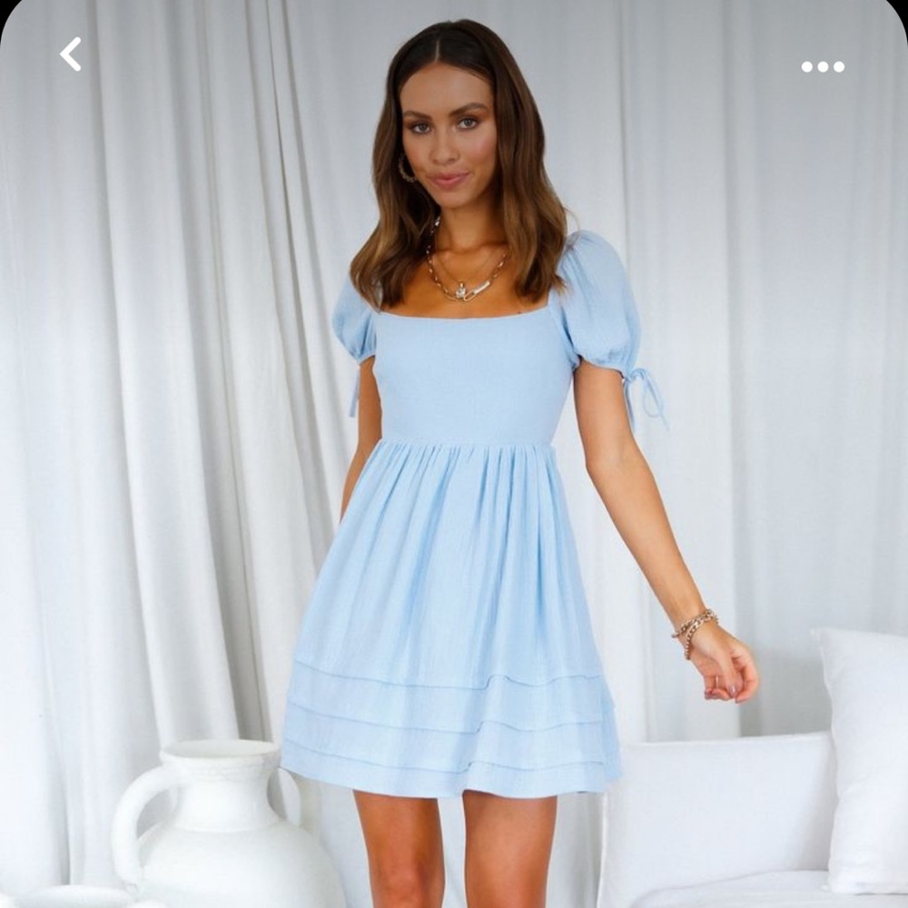 Hello Molly more than enough dress blue size XS
